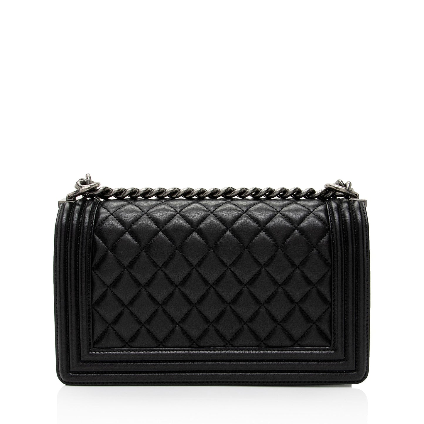 Chanel Lambskin Old Medium Boy Bag (SHF-hdtBBY)