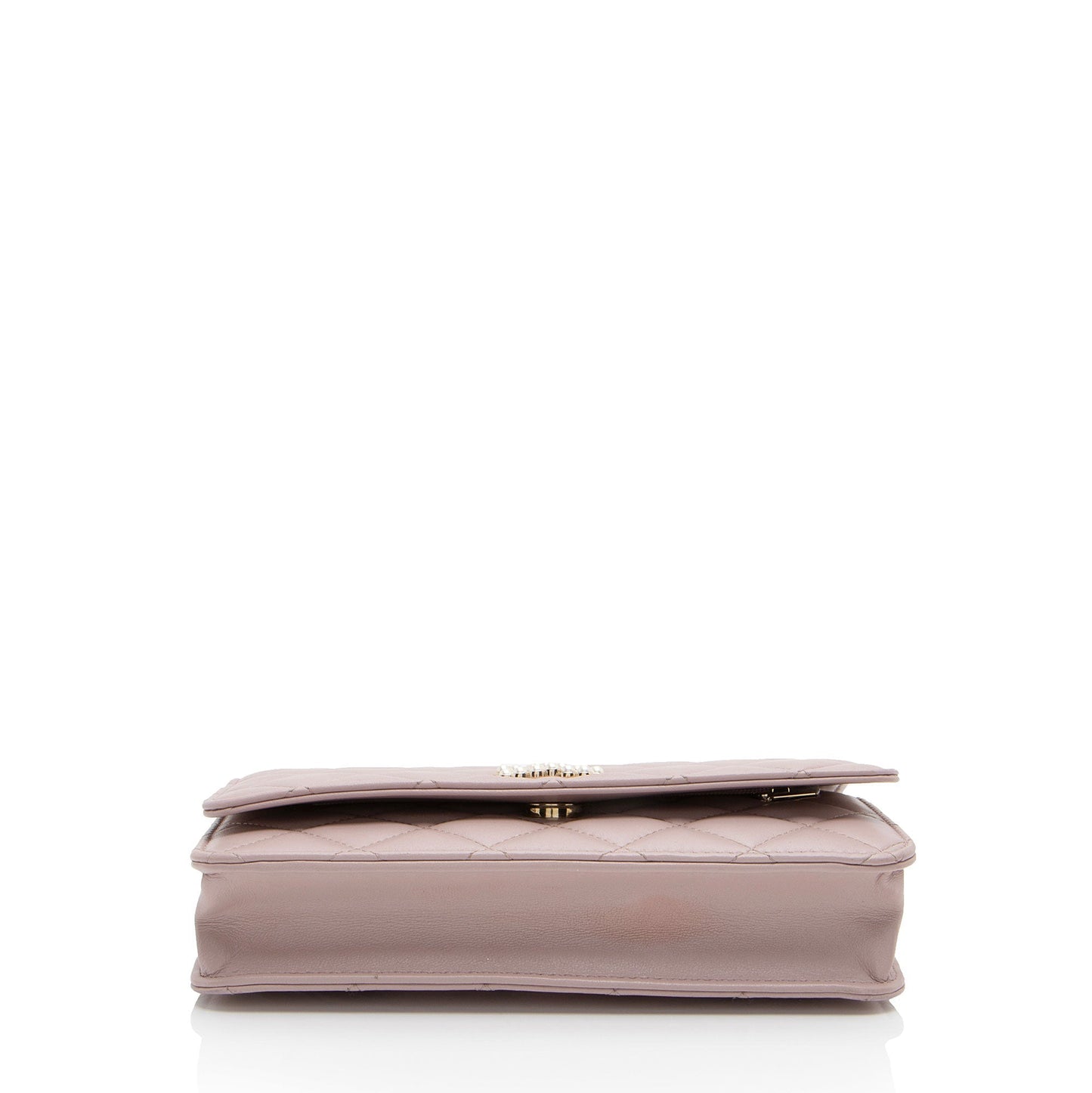 Chanel Lambskin Pearl CC Wallet on Chain (SHF-xRqAN6)
