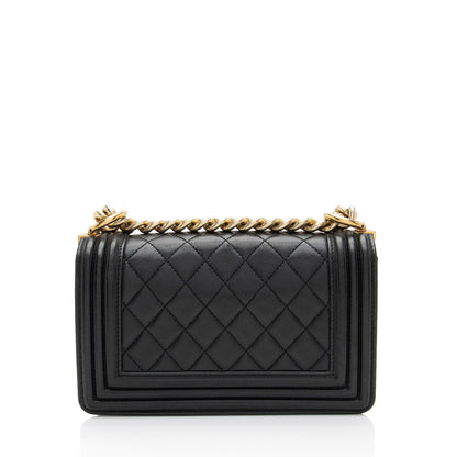 Chanel Lambskin Small Boy Bag