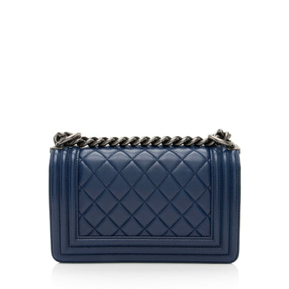 Chanel Lambskin Small Boy Bag