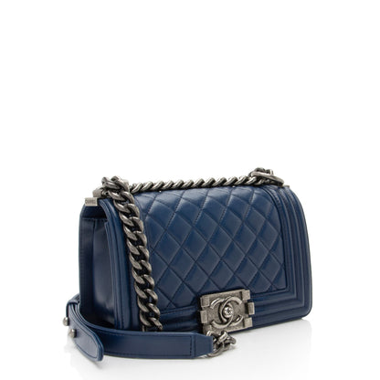 Chanel Lambskin Small Boy Bag
