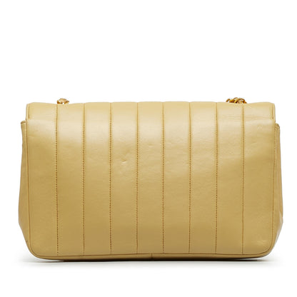 Chanel Lambskin Vertical Border Flap (SHG-oryF3k)