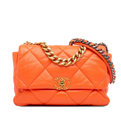 Chanel Large 19 Lambskin Flap