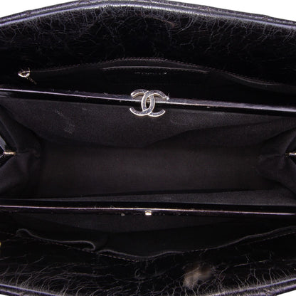 Chanel Large Aged Calfskin Just Mademoiselle Bowling Bag