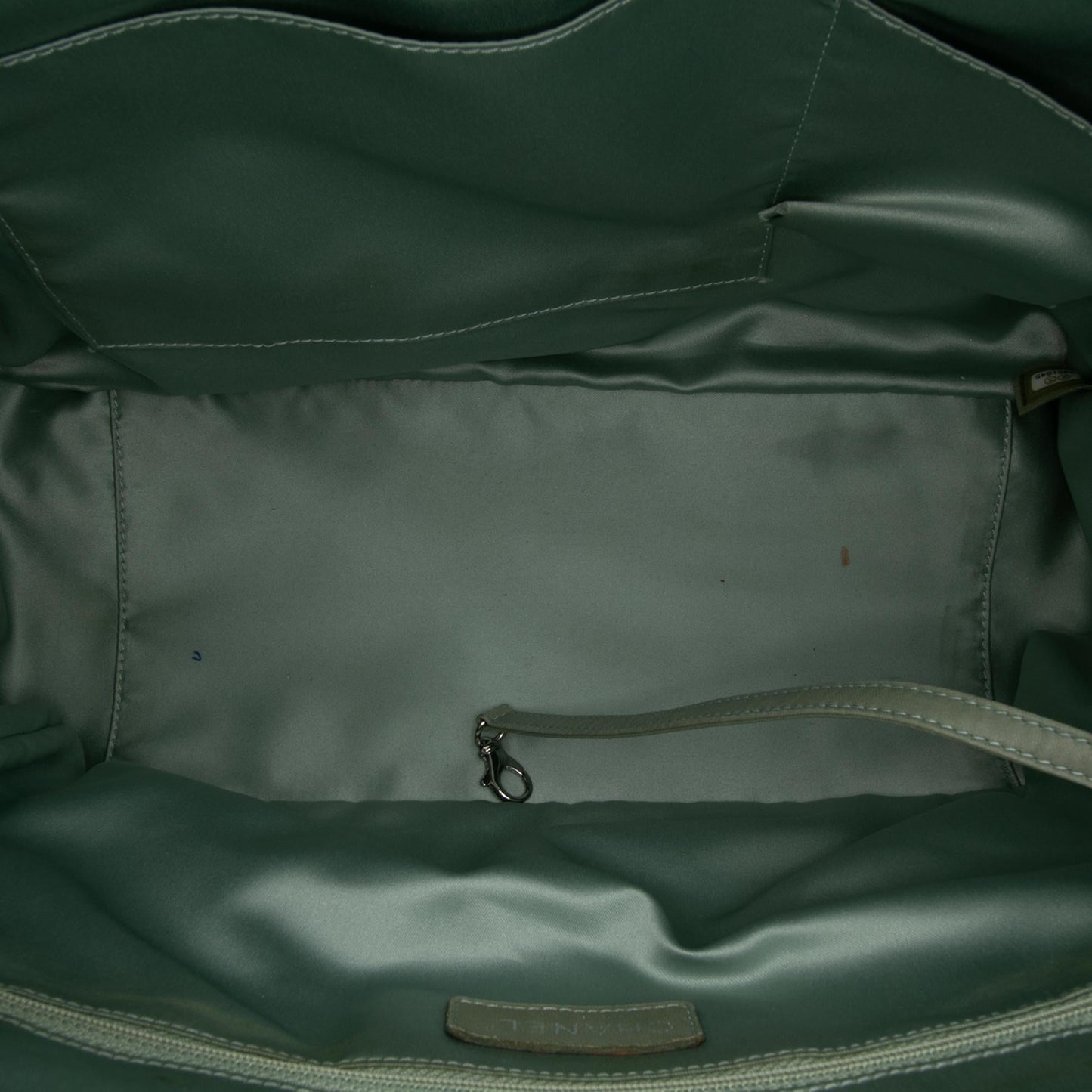 Chanel Large Bicolor Quilted Canvas Paris Biarritz Tote