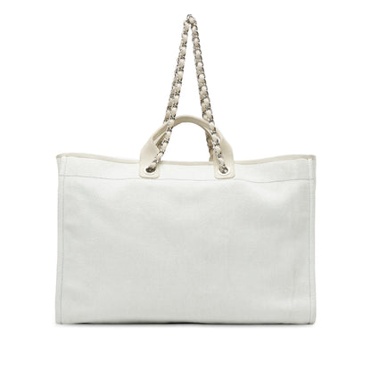 Chanel Large Canvas Deauville Tote (SHG-bO4Jvd)