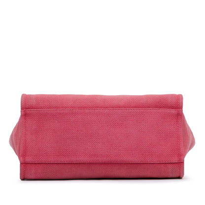 Chanel Large Canvas Deauville Tote (SHG-pTGQWm)