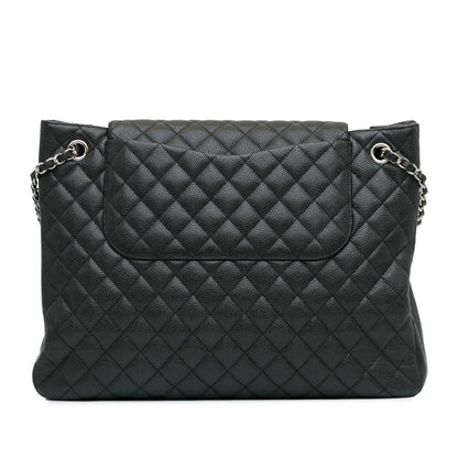 Chanel Large Caviar Flap Shopping Tote (SHG-UY8l1Y)