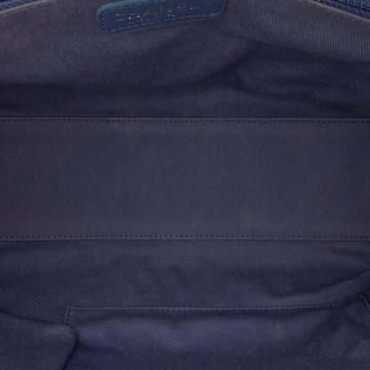 Chanel Large Denim Deauville Bowling Bag