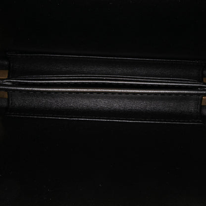 Chanel Large Glazed Goatskin Box With Chain