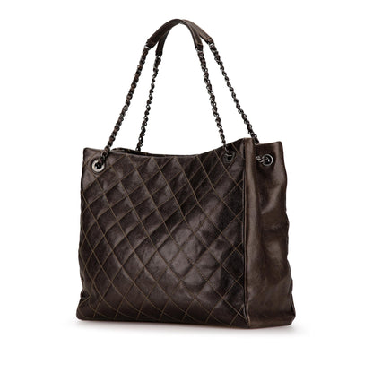 Chanel Large Iridescent Caviar Chic Shopping Tote (SHG-jHn5e8)