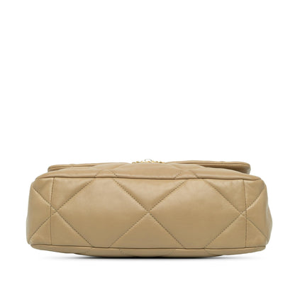 Chanel Large Lambskin 19 Flap (SHG-vGvWsz)