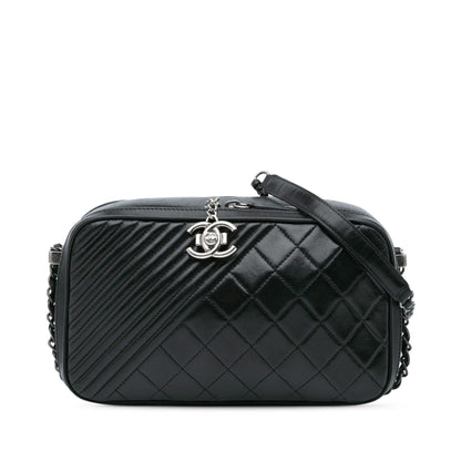 Chanel Large Lambskin Coco Boy Camera Bag