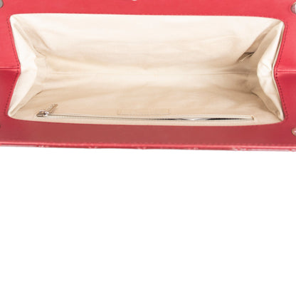 Chanel Large Patent Leather Timeless CC Frame Clutch