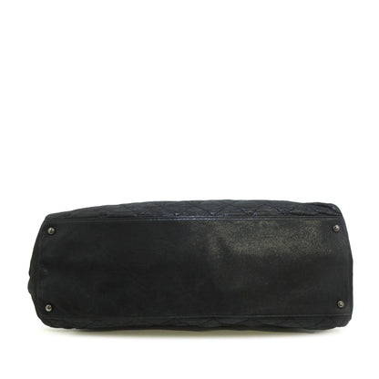 Chanel Large Quilted Iridescent Calfskin Just Mademoiselle (SHG-DQ0Wzz)