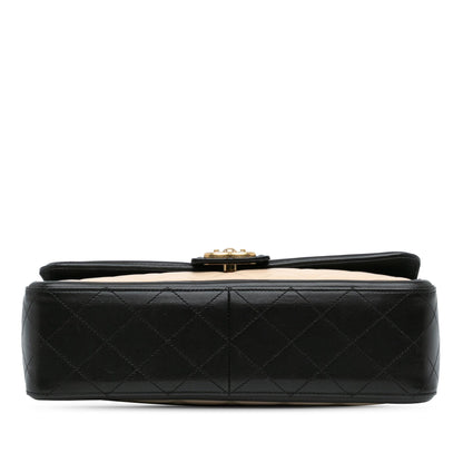 Chanel Large Quilted Lambskin Elegant CC Flap (SHG-haJAFG)