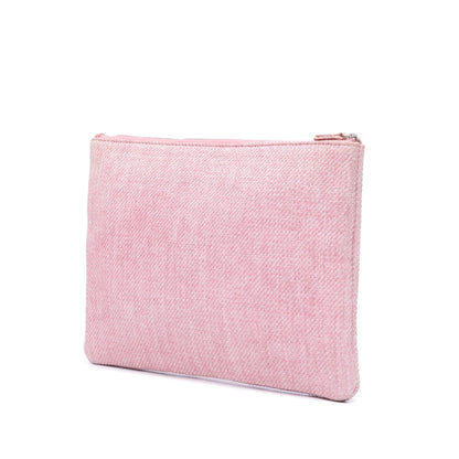 Chanel Large Raffia Deauville O Case Clutch