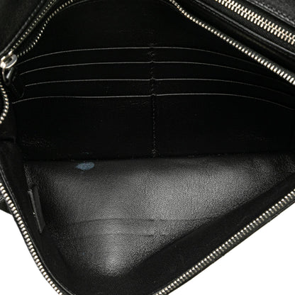 Chanel Large Shiny Crumpled Calfskin 31 Clutch