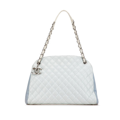 Chanel Large Tricolor Caviar Just Mademoiselle Bowling Bag