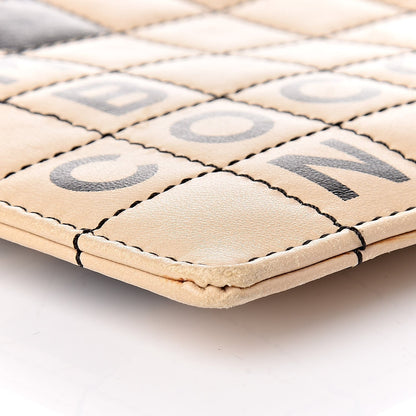 Chanel Crossword Pochette