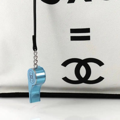 CHANEL LET'S DEMONSTRATE CANVAS TOTE BAG
