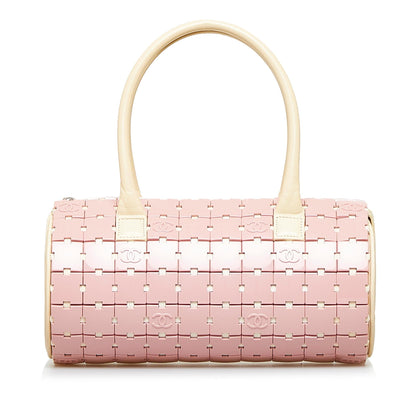 Chanel Lucite Puzzle Barrel Handbag (SHG-FENZ2D)