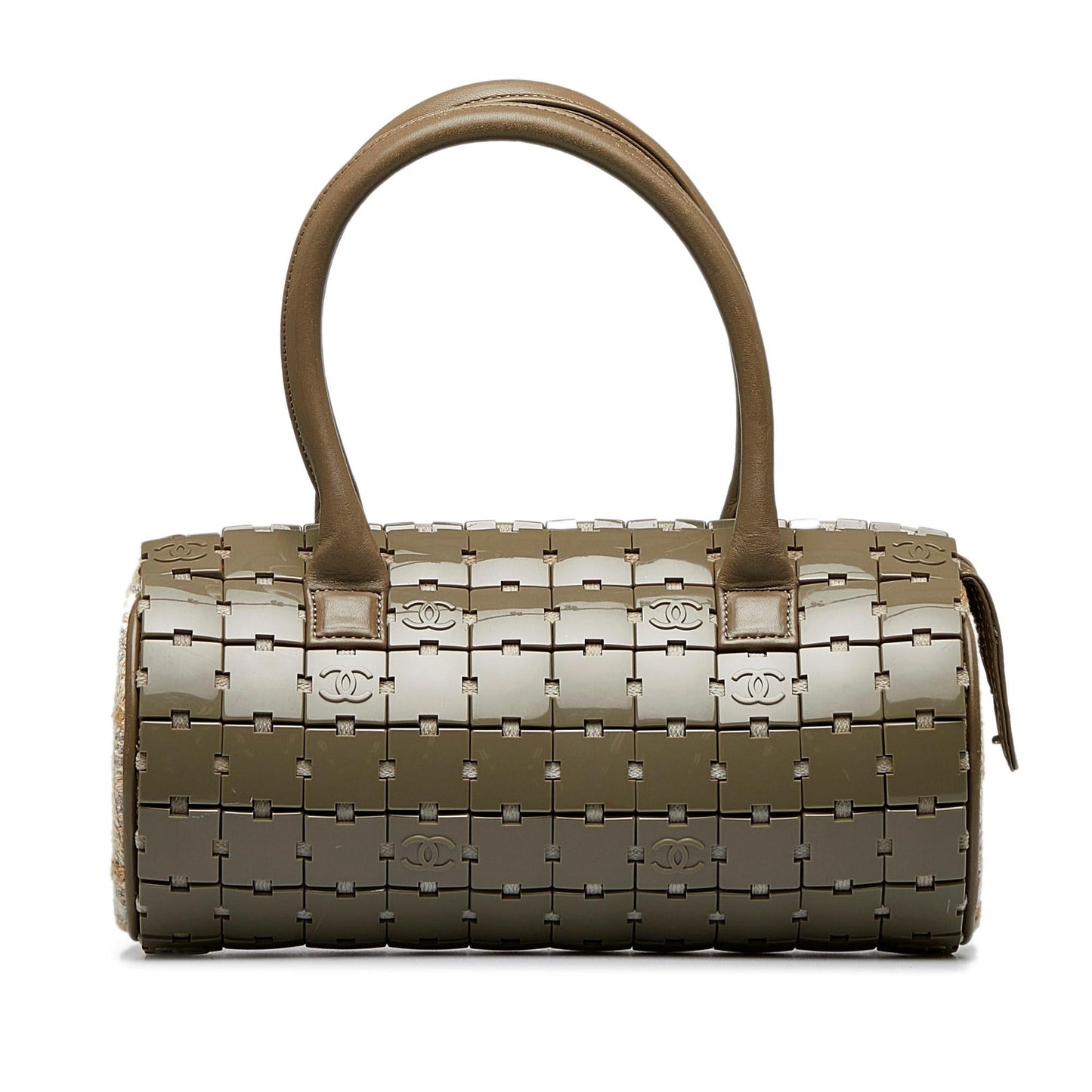 Chanel Lucite Puzzle Barrel Handbag (SHG-fugVe7)