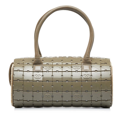 Chanel Lucite Puzzle Barrel Handbag (SHG-WS6nP1)