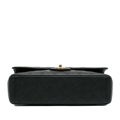 Chanel Maxi Classic Caviar Double Flap (SHG-LTyf3Q)
