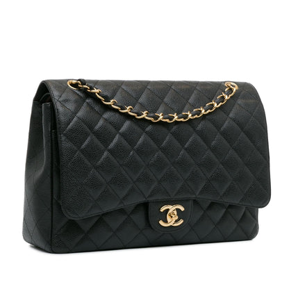 Chanel Maxi Classic Caviar Double Flap (SHG-LTyf3Q)