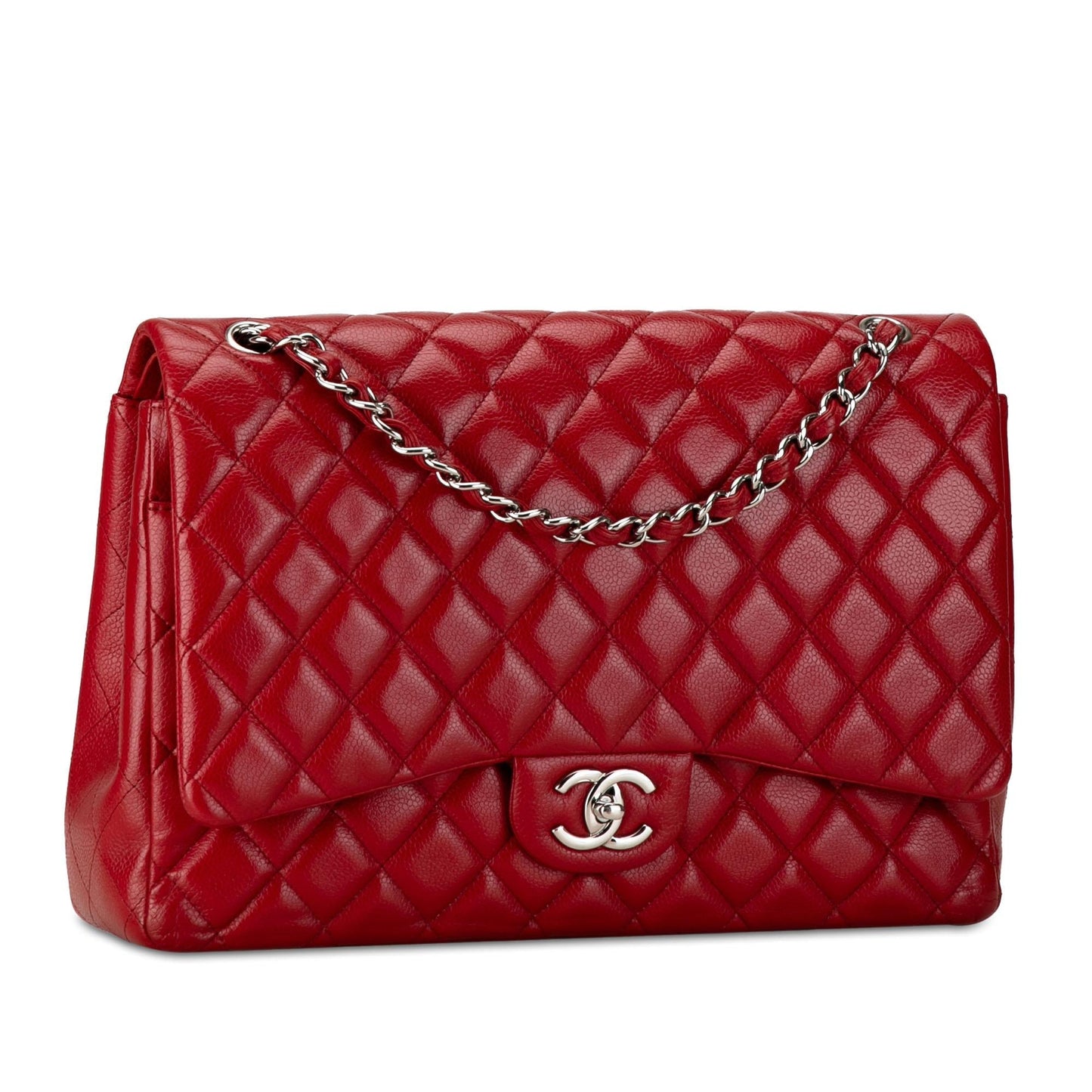 Chanel Maxi Classic Caviar Double Flap (SHG-zoRWlf)