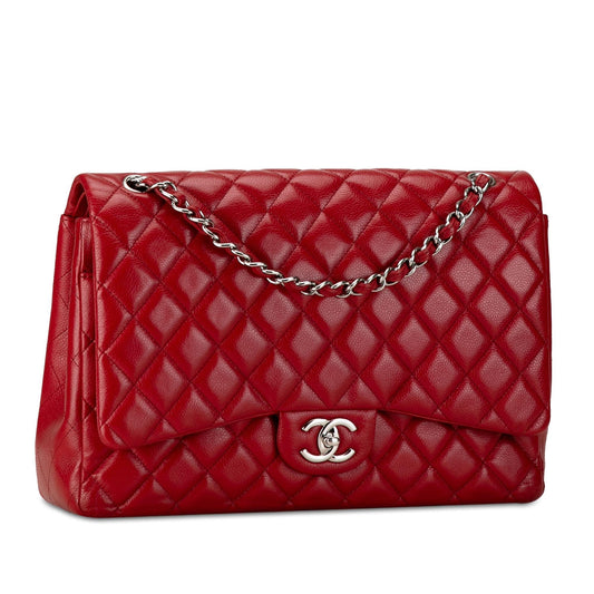 Chanel Maxi Classic Caviar Double Flap (SHG-zoRWlf)