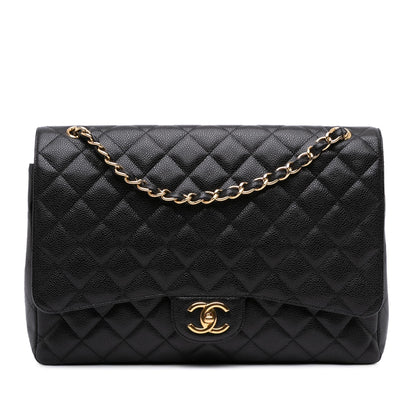 Chanel Maxi Classic Caviar Double Flap