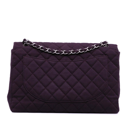 Chanel Maxi Classic Jersey Single Flap (SHG-0jPdOf)