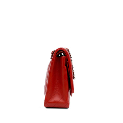 Chanel Maxi Classic Lambskin Double Flap (SHG-WfdiUz)