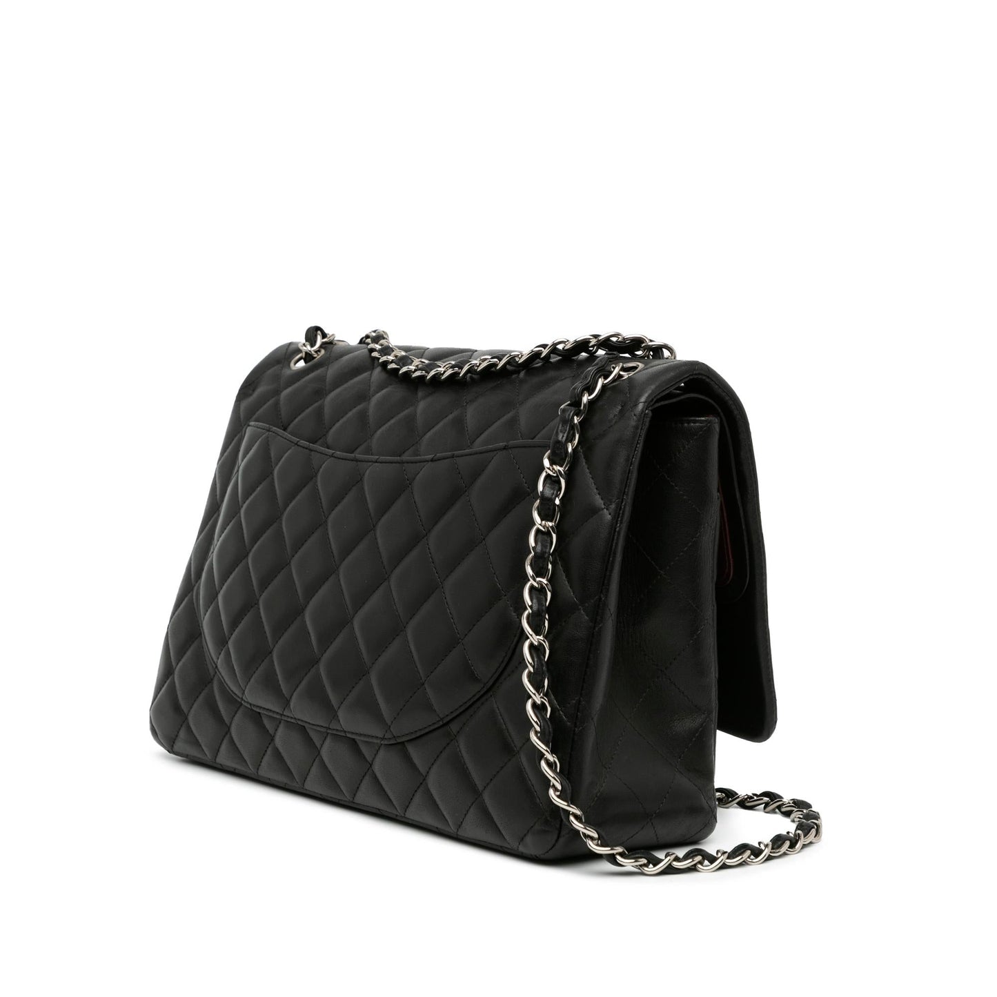 Chanel Maxi Classic Lambskin Double Flap (SHG-5E7enw)