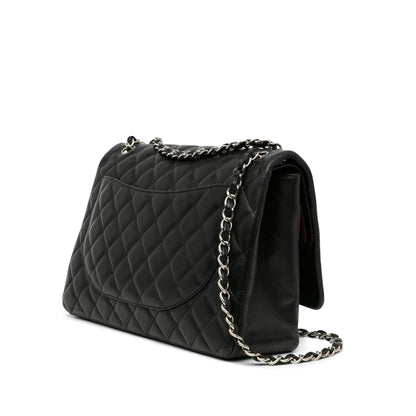 Chanel Maxi Classic Lambskin Double Flap (SHG-5E7enw)