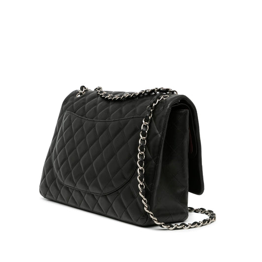 Chanel Maxi Classic Lambskin Double Flap (SHG-5E7enw)