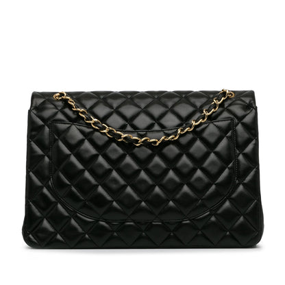 Chanel Maxi Classic Lambskin Double Flap (SHG-UilY6L)