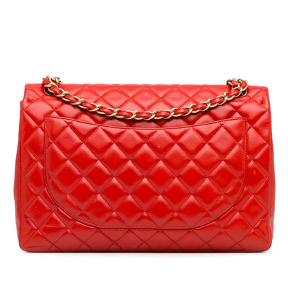 Chanel Maxi Classic Lambskin Single Flap (SHG-utLlb3)