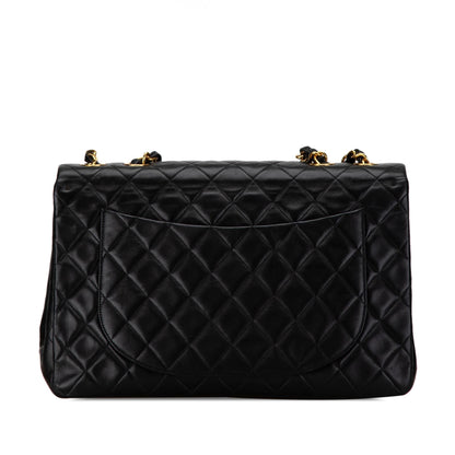 Chanel Maxi Classic Lambskin Single Flap (SHG-kQKahZ)
