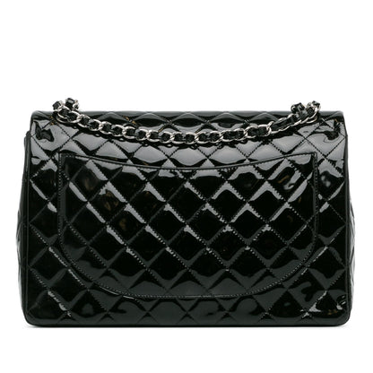 Chanel Maxi Classic Patent Double Flap (SHG-WJjEtr)