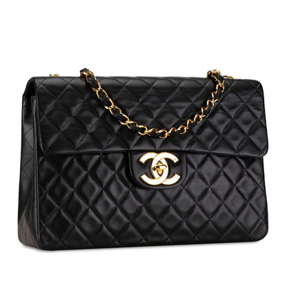Chanel Maxi XL Classic Lambskin Single Flap (SHG-vNBmIg)