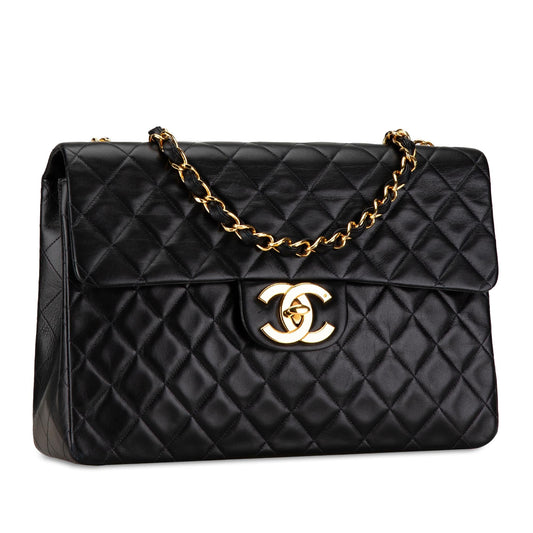 Chanel Maxi XL Classic Lambskin Single Flap (SHG-vNBmIg)
