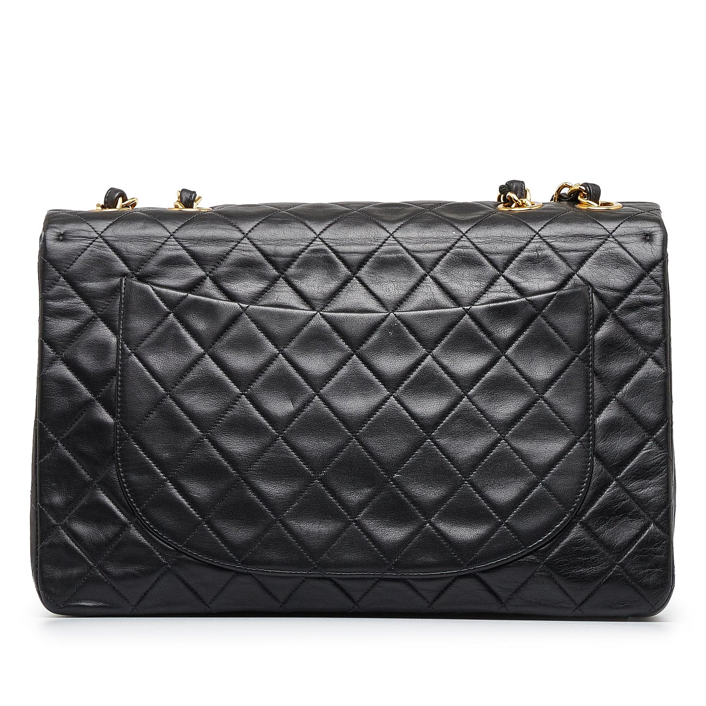 Chanel Maxi XL Classic Lambskin Single Flap (SHG-tSLYwQ)