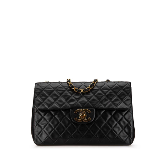 Chanel Maxi XL Lambskin Single Flap (SHG-tOpnx7)