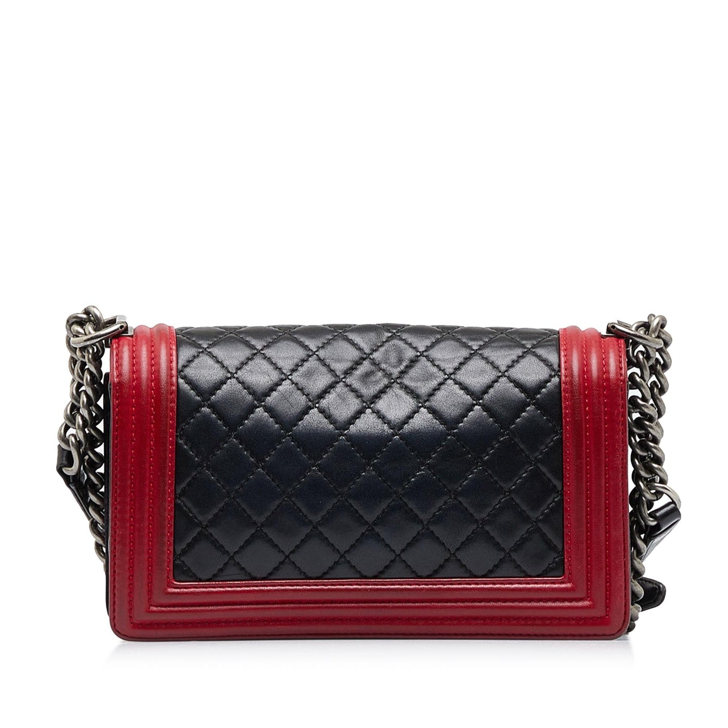 Chanel Medium Bicolor Lambskin Boy Flap (SHG-cLDWy7)