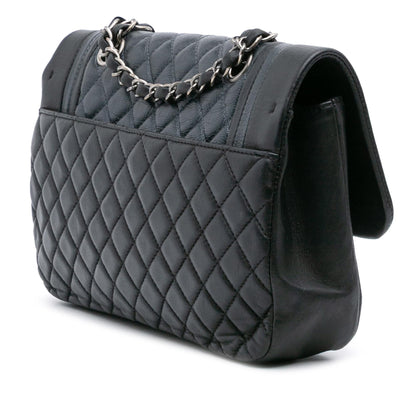 Chanel Medium Bicolor Quilted Calfskin Flap