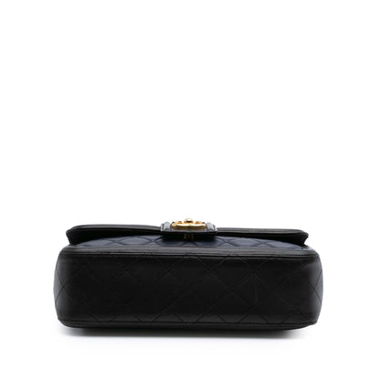Chanel Medium Bicolor Quilted Lambskin Elegant CC Flap