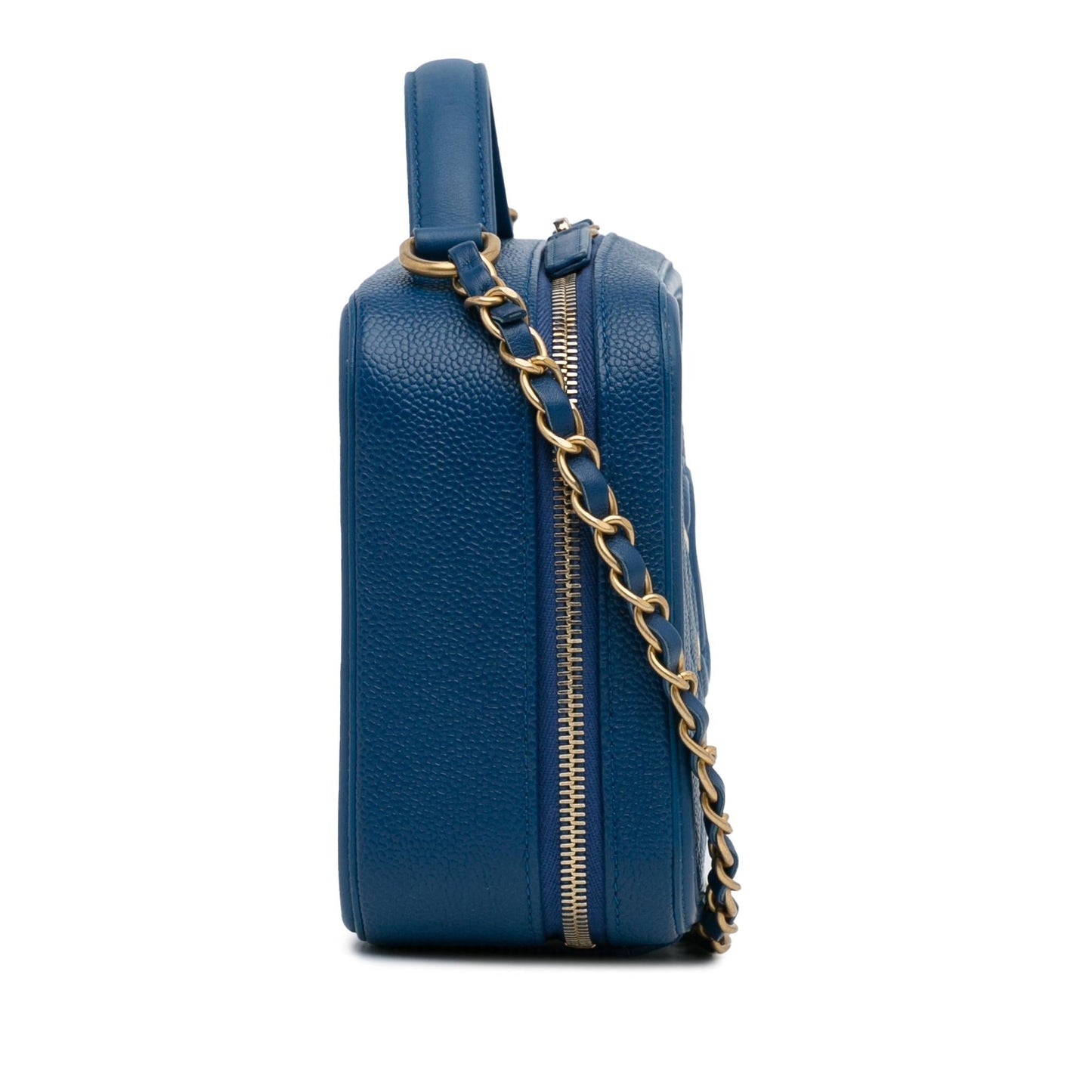Chanel Medium CC Filigree Caviar Vanity Case (SHG-R0dFDb)